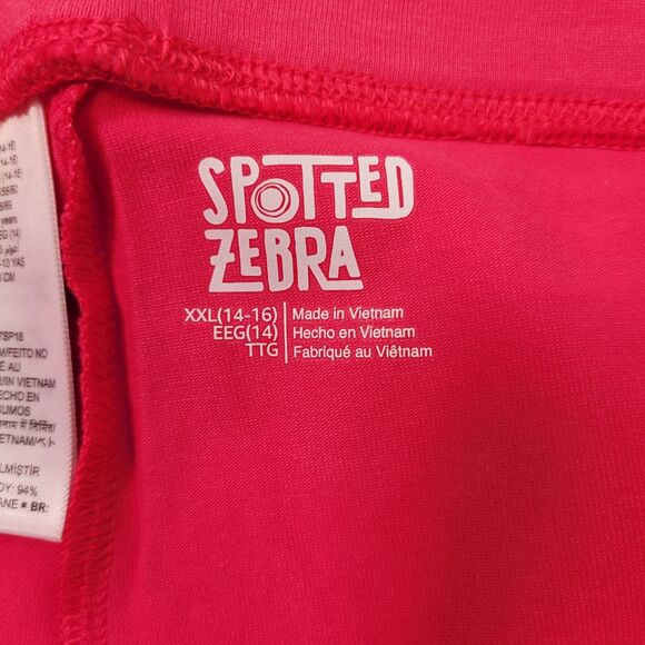 Spotted Zebra Girls  Active Stretch Colorful Pink Leggings XX-Large (14/16) - Picture 3 of 6